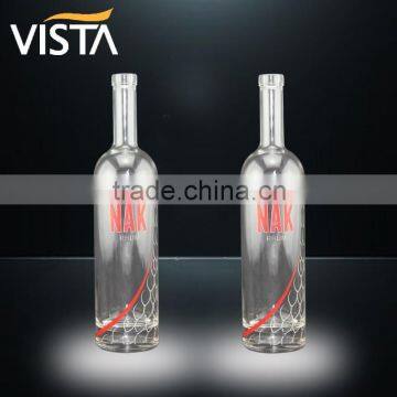 Cork vodka bottles