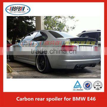 car accessory bm-w e46 m3 type carbon fiber spoiler for bmw E46 M3 spoiler