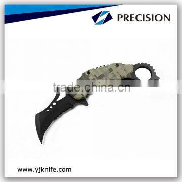 Camo Coating Mini Pocket Lock knife