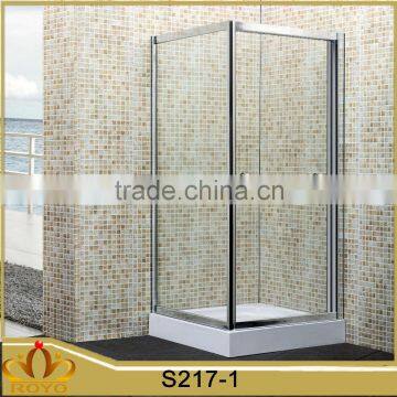 high quality cheap square inner sliding door shower enclosures