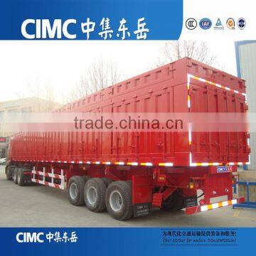 13meters 3 Axles Tarpaulins container box curtain side van semi trailer for sale