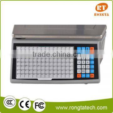 Digital Thermal Label Scale for Fresh Market RLS1000/Hot Sale Barcode Scale and Balance Machine photo-3
