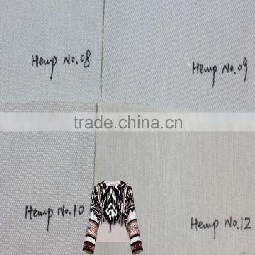 wholesale thick twill organic cotton hemp fabric