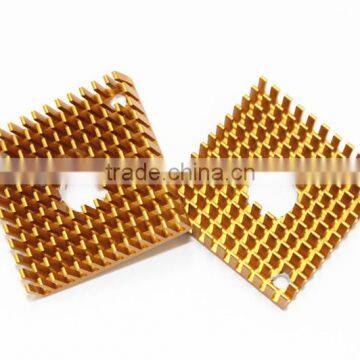 3D Printer Accessories 40 * 40 * 11 Fin Heat Faster Makerbot Mk7MK8 Extruder Universal Gold J407 photo-3