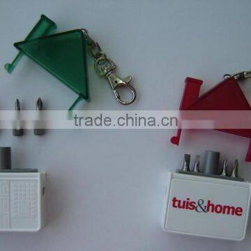 mini tool set with keychain