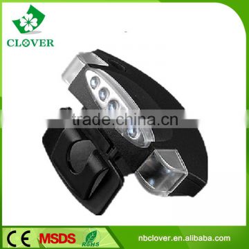 Led lighting most power plastic night vision 5 LED cap light