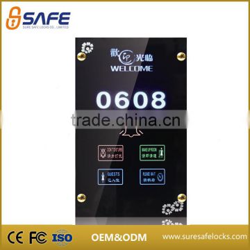 Supply pretty hotel doorbell touch panel switch with cheap price