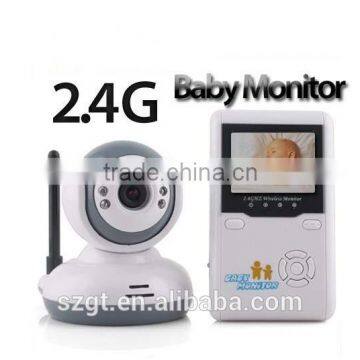 Hot sale 2.4 inch screen 2.4ghz video digital two-way speaking night vision baby monitor