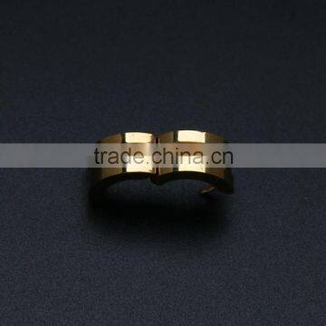 Gold Plated Stainless Steel Segment Cartilage Self Piercing Bulk Hoop Earrings photo-2