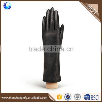 Factory price leather gloves long adult with great price