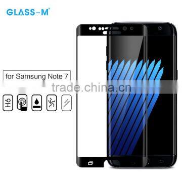 for Samsung Note 7 9H Hardness 3D Round edge OEM Screen Protector