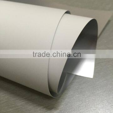 210mic high Quality white opaque PET film with silver back