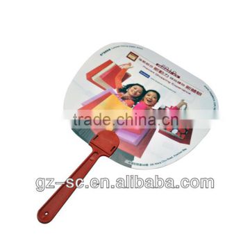 Guangzhou OME factory wholesale pp hand fan,advertising fan,PP fan