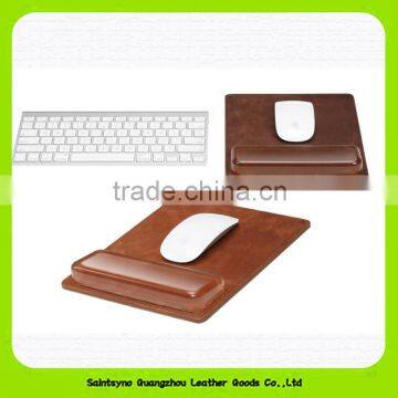 15015 Natural Leather Mouse Pad with Hand Wrist Rest