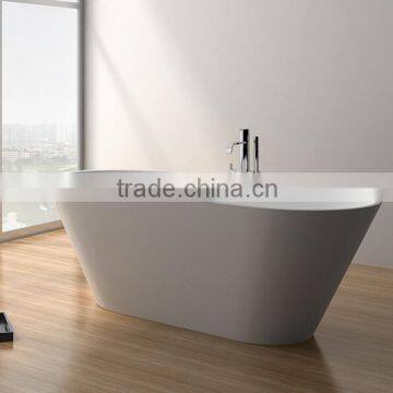 Popular Solid Surface Freestanding Massage Bathtub / Resin Stone Bath Tub Wholesaler Price photo-5