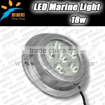 Newsun Hot Selling IP68 18W 12V Underwater Pool Light For Houseboat/Yacht