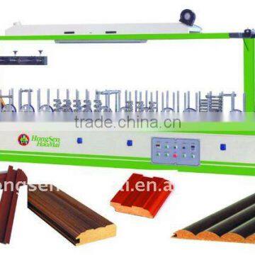 HSHM300BF-C wood profile wrapping with roller coater
