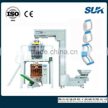 High speed 150-3000g chips/granule/food vertical packaging machine price