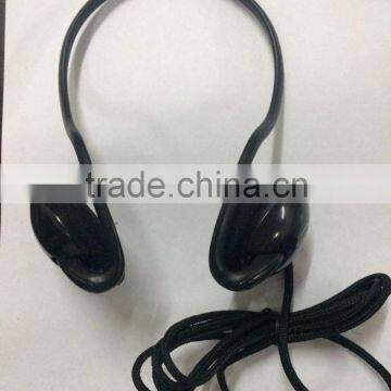 aviation bus train cheap neckband headphone