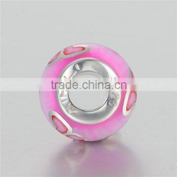 Lovely Fashion Design Pink Color Charm Bead Bracelet
