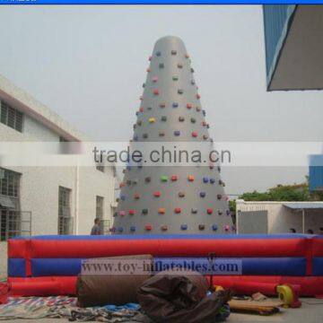 In stock commercial inflatable iceberg climbing wall