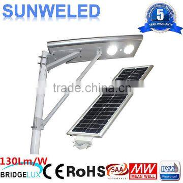 Pathway Lighting 20W Integrated Solar garden street light with 20w 30w 40w 50w 60w IES