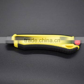 High Quality Double 18mm Blades Co-molded Safety Cutter Knife photo-5