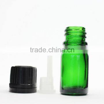 5ml Green Glass Essential Oil Bottles With Dropper