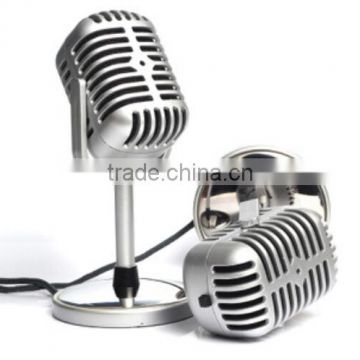 High quality retro pc microphone / usb retro microphone / usb speaker microphone