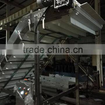 Food Grade 22% Percent Opening Modular Belt Climbing Conveyor photo-2