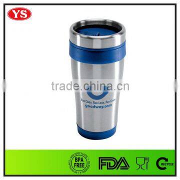 Customized 14 Ounce Inner Plastic and Insulated Stainless Tumbler With Lid photo-5