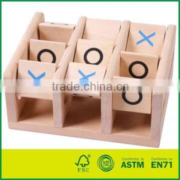 EN71/ ASTIM/CE Tic Tac Toe Wooden Board Game