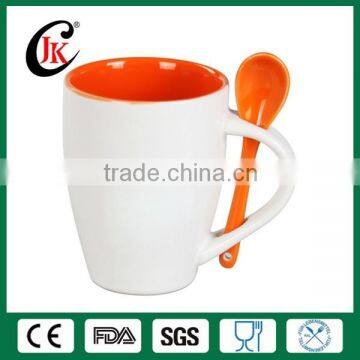 High Quality New Design Ceramic Coffee Mug with laddle