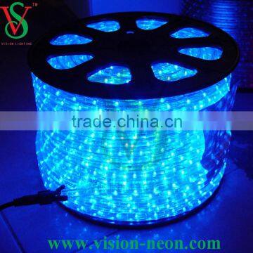 Clear pvc tube color changing led thin rope light