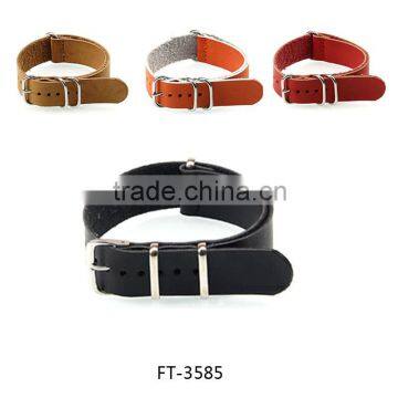Casual Simple Leather Watch Band 2015 New Design
