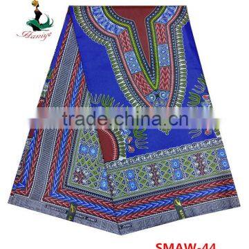 Real angelina wax print fabric SMAW44 african ankara wax printed 100% cotton fabric