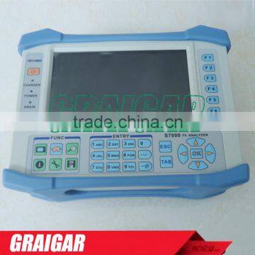NEW S7000 Analog Digital Satellite TV Analyzer DVB-C/T/H/T2/S/S2