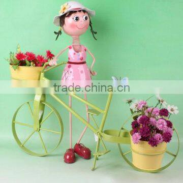 Metal Doll With Flower Used for Home Decor photo-2