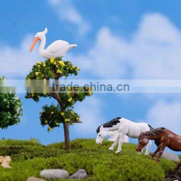 Cake Topper Decorating Handmade Craft Resin Horse Small Animal Ceramic Figurines Wholesale