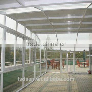 Aluminium Glass Sunshine Hut Bulit in Garden House photo-2