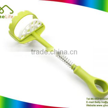 Potato Masher ith spring handle/masher stainless steel potato masher with spring handle