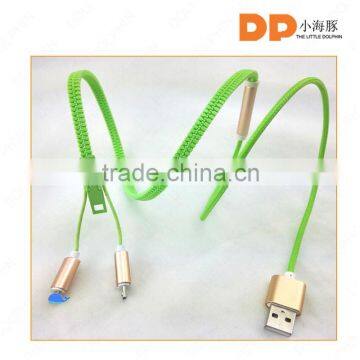 Creative Gifts Flat Cable High Speed Zipper Usb Charging Cable Sync Data Cable photo-5