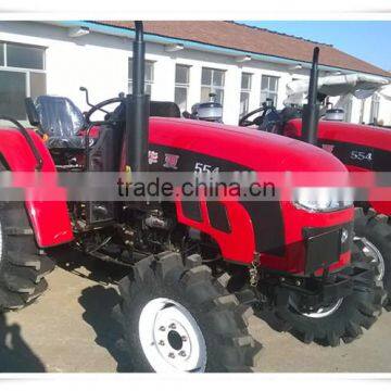 4x4 farm tractor, garden tractors 4wd with heater cabin and cheaper price