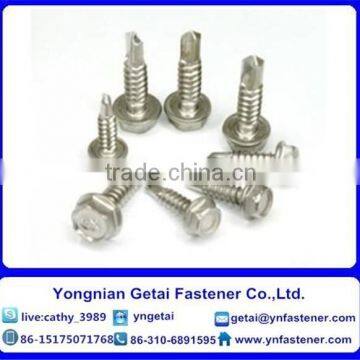 Stainless steel Self-drilling and tapping screws with Hexalobular socket pan/ countersunk/ raised countersunk head