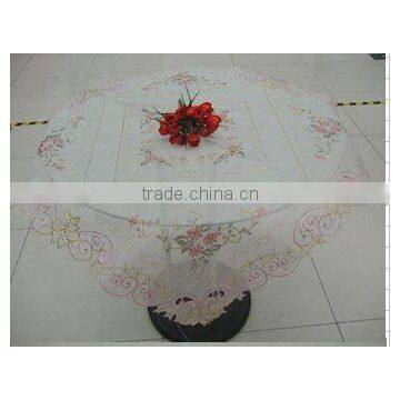 organza embroider tablecloth