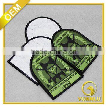 High quality fabric woven label patch&badge