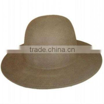 100% wool felt Gurkha hats for military wear in India/Nepal Army /Double layer brim