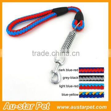 60cm High Quality Factory Price Private Labelling Pet Dog Braided Rope Leash With Spring photo-3