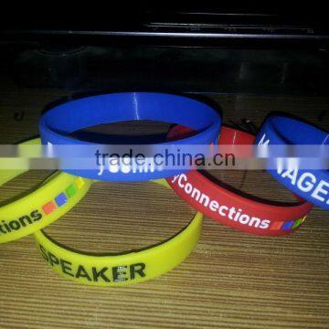 Printed logo Silicon Wristbands,customized design wristband