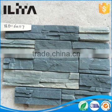 Blue Clay Brick Stack Tile Faux Stone Panels(YLD-60117)